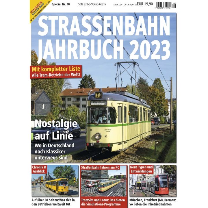 Stra&szlig;enbahn Jahrbuch 2023