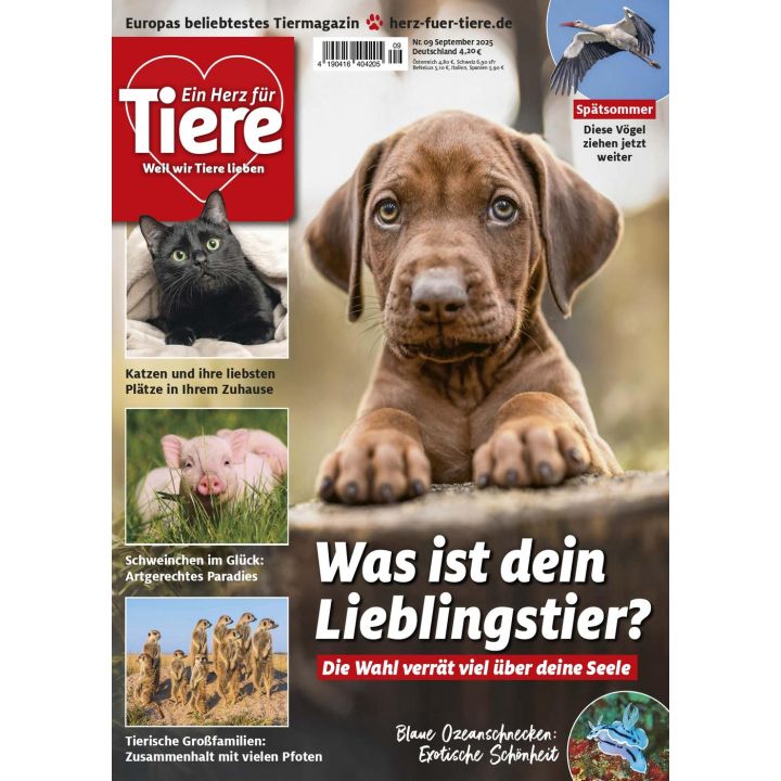 Ein Herz f&uuml;r Tiere 9/2025