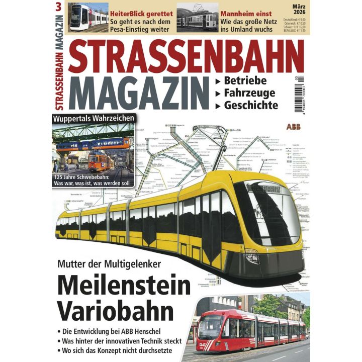 Stra&szlig;enbahn Magazin 3/2026