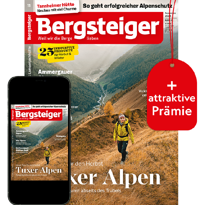 Bergsteiger Testabo &bdquo;Plus&ldquo; mit Geschenk f&uuml;r Sie