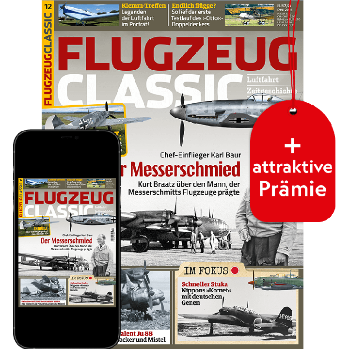 Flugzeug Classic Testabo „Plus“ mit Geschenk für Sie