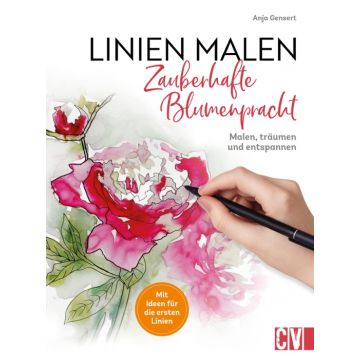 Linien malen – Zauberhafte Blumenpracht