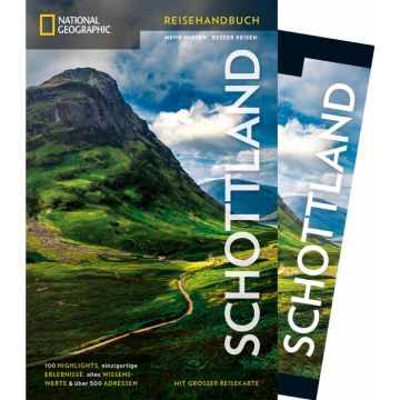 NATIONAL GEOGRAPHIC Reisehandbuch Schottland mit Maxi-Faltkarte