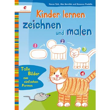 Kinder lernen zeichnen und malen