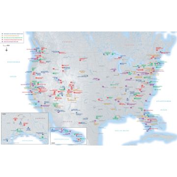 In 225 Reisen durch die USA