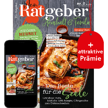 Mein Ratgeber Haushalt & Familie Testabo „Plus“ mit Geschenk für Sie